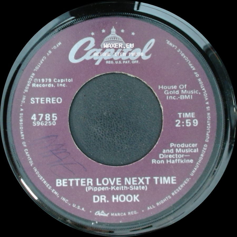 Dr. Hook - Mountain Mary / Better Love Next Time side B