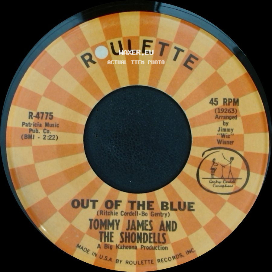 Tommy James And The Shondells - Love's Closin' In On Me / Out Of The Blue side B