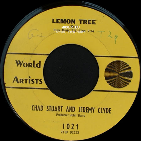 Chad Stuart And Jeremy Clyde - Lemon Tree / Yesterday's Gone side A