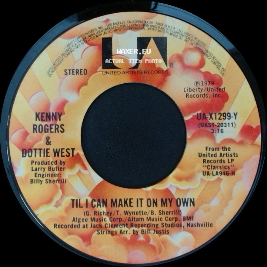 Kenny Rogers & Dottie West - Midnight Flyer / Til I Can Make It On My Own side B