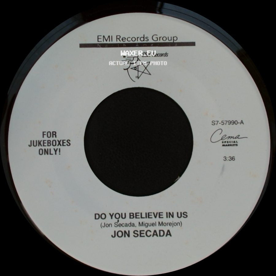 Jon Secada - Do You Believe In Us / Misunderstood side A