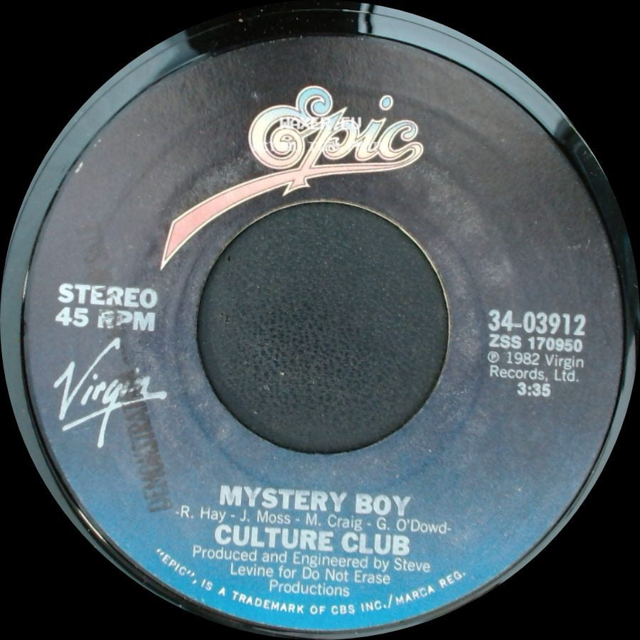 Culture Club - Mystery Boy / I'll Tumble 4 Ya side A