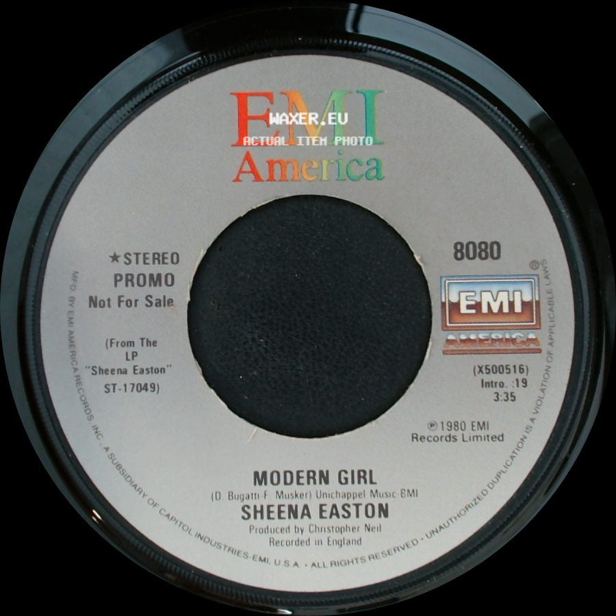 Sheena Easton - Modern Girl / Modern Girl side A