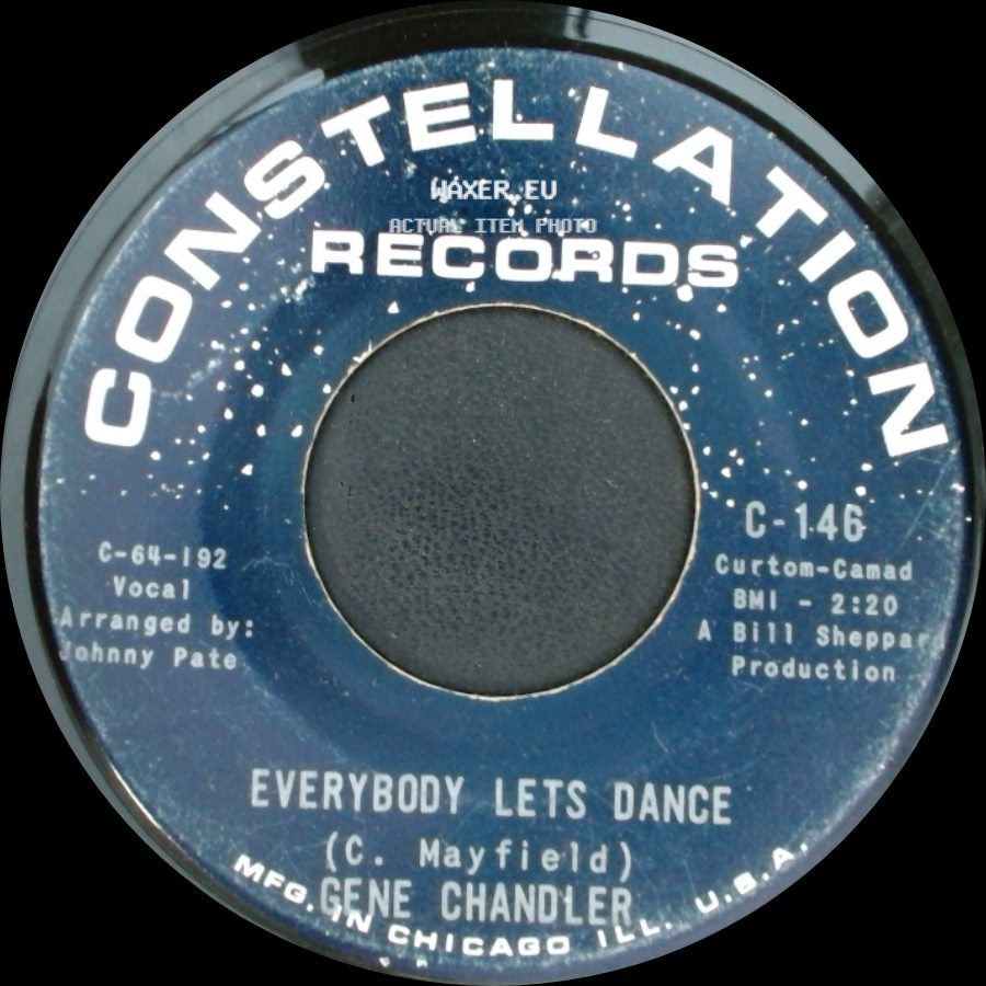 Gene Chandler - Everybody Lets Dance / You Can't Hurt Me No More side A