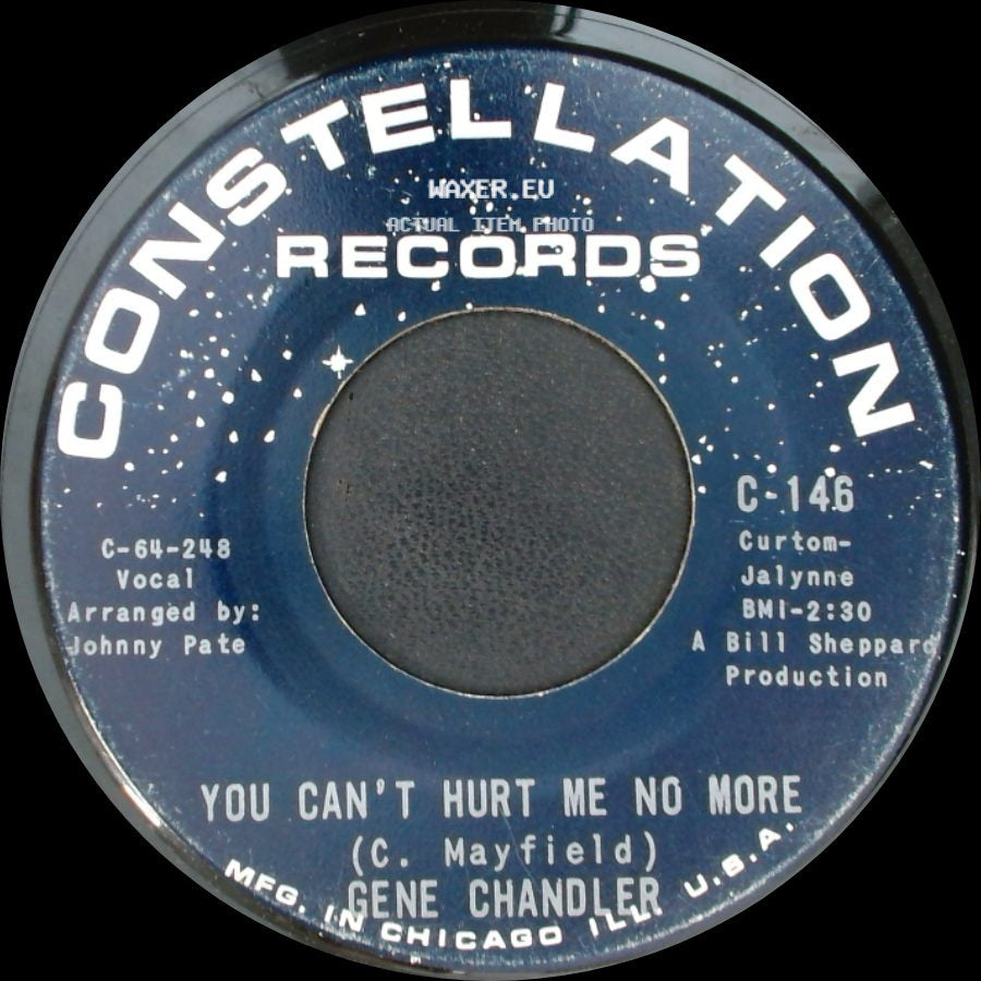Gene Chandler - Everybody Lets Dance / You Can't Hurt Me No More side B