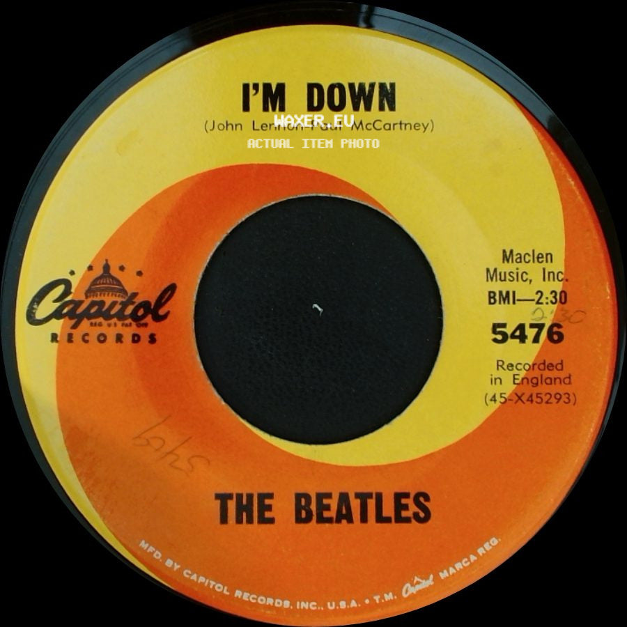 The Beatles - Help! / I'm Down side B