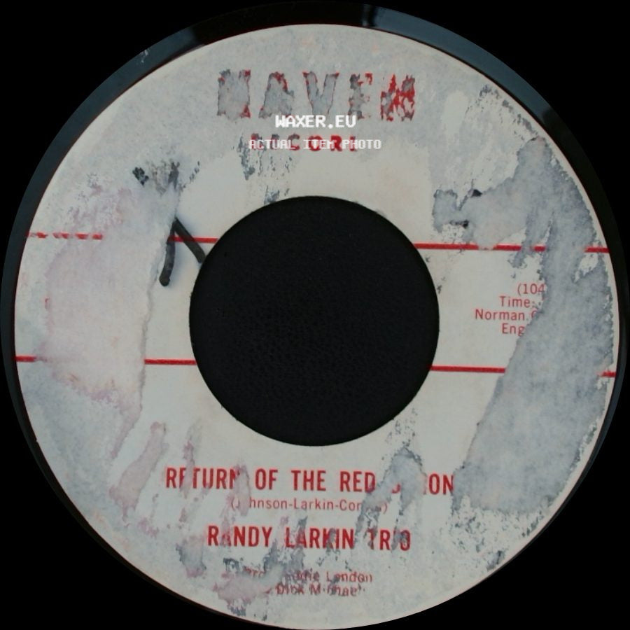 Randy Larkin Trio - Empty Days / Return Of The Red Onion side B