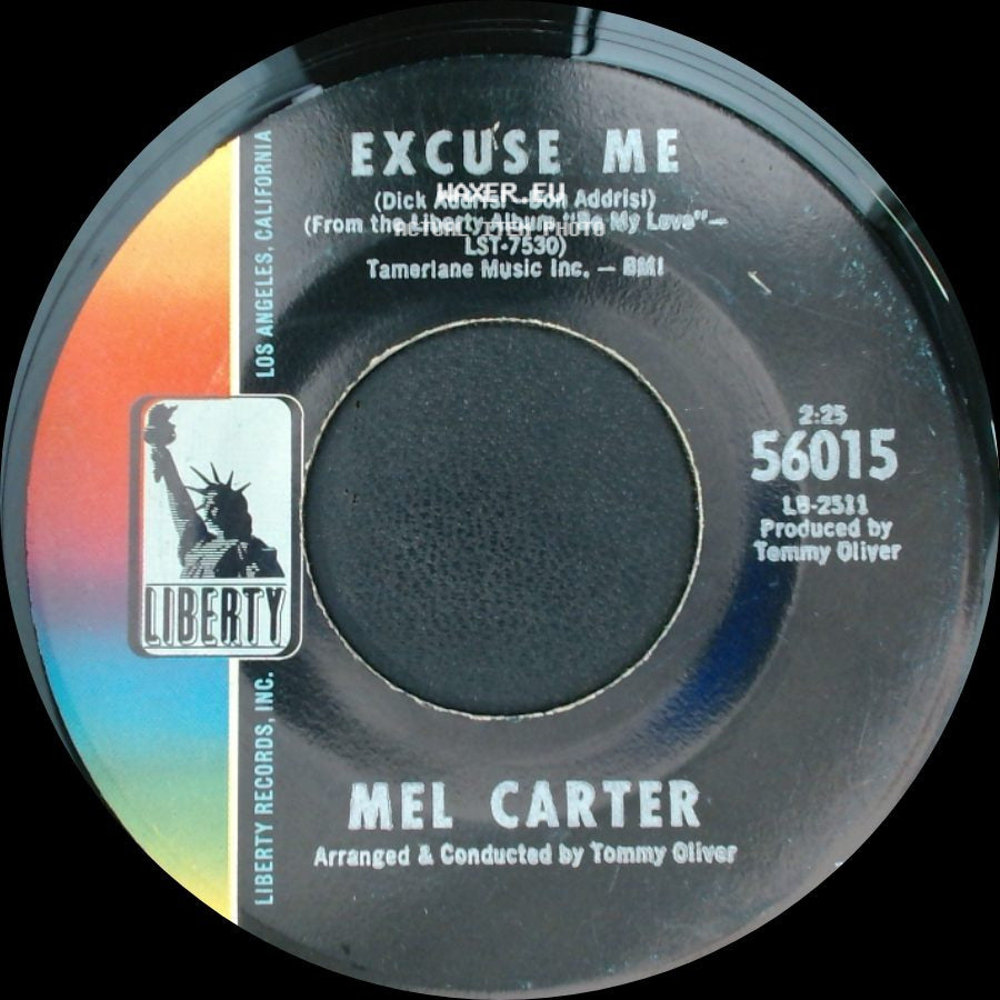 Mel Carter - The Other Woman / Excuse Me side B