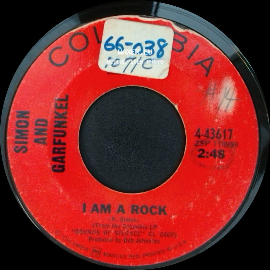 Simon And Garfunkel - I Am A Rock / Flowers Never Bend With The Rainfall side A