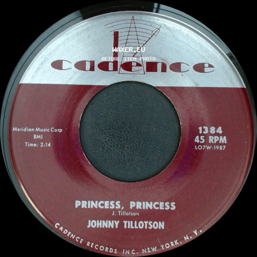 Johnny Tillotson - Princess, Princess / Poetry In Motion side A