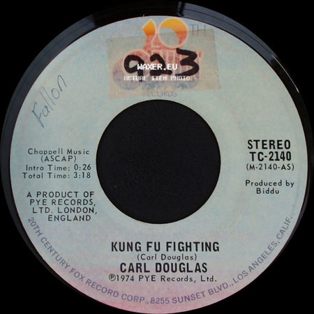 Carl Douglas - Gamblin' Man / Kung Fu Fighting side B