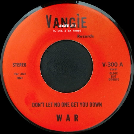 The Hollydood Saxons / War - Every Day's A Holiday / Don't Let No One Get You Down side B