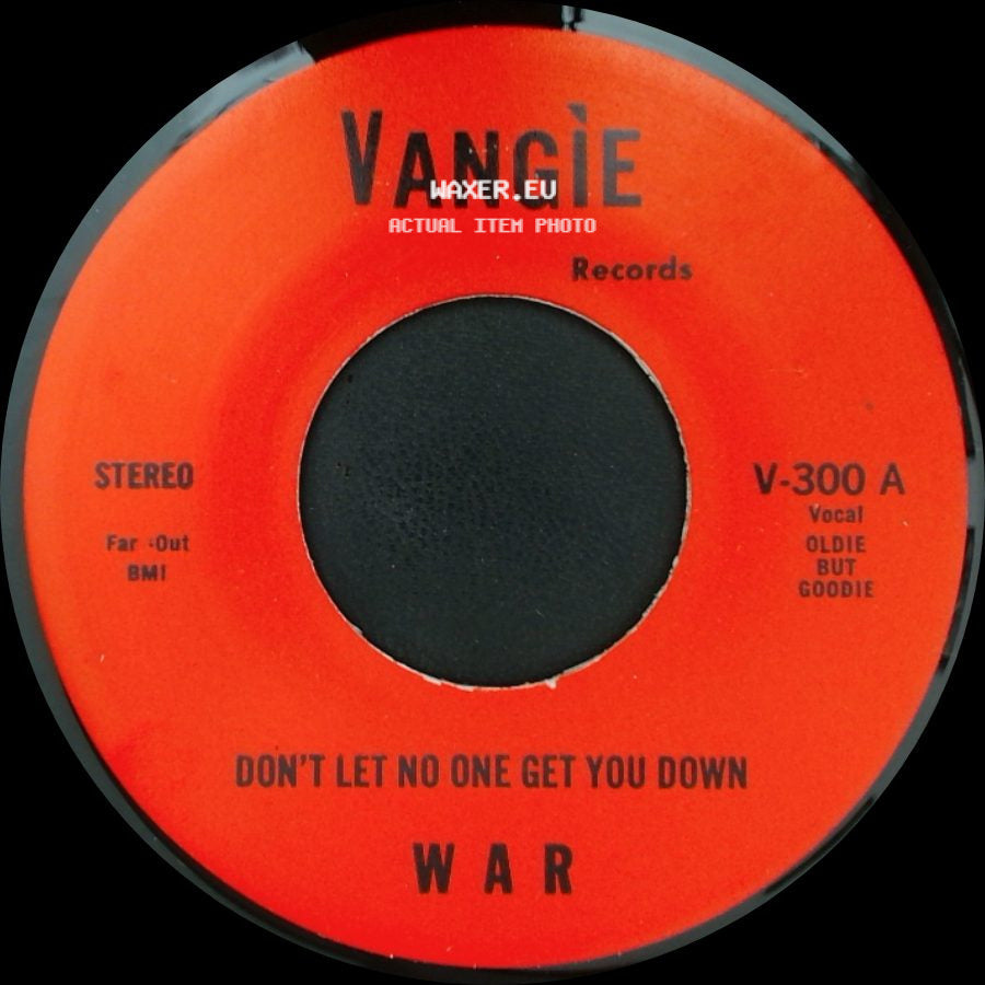 The Hollydood Saxons / War - Every Day's A Holiday / Don't Let No One Get You Down side B