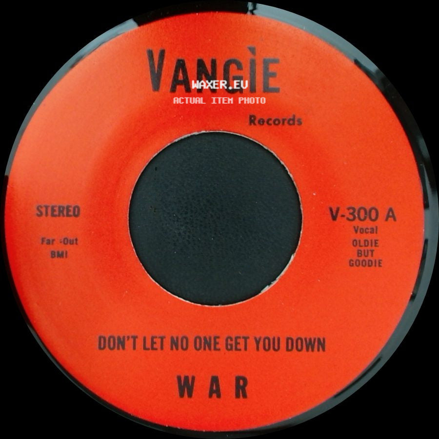 The Hollydood Saxons / War - Every Day's A Holiday / Don't Let No One Get You Down side B