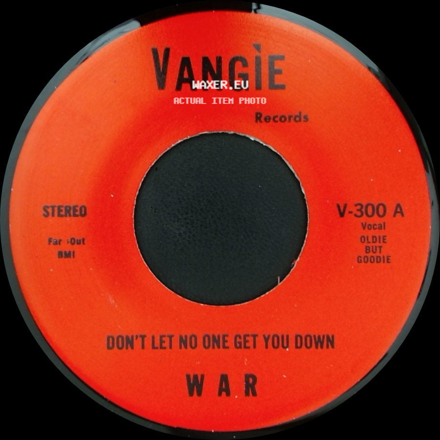 The Hollydood Saxons / W.A.R - Every Day's A Holiday / Don't Let No One Get You Down side B