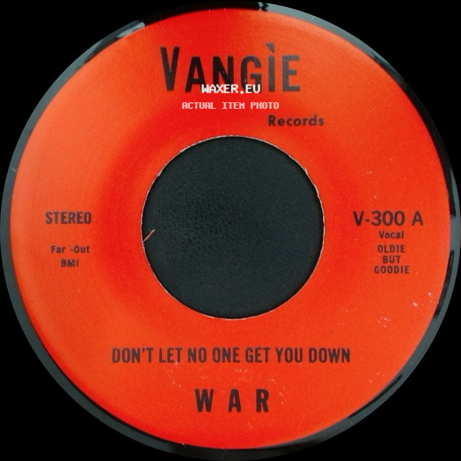 The Hollydood Saxons / War - Every Day's A Holiday / Don't Let No One Get You Down side B