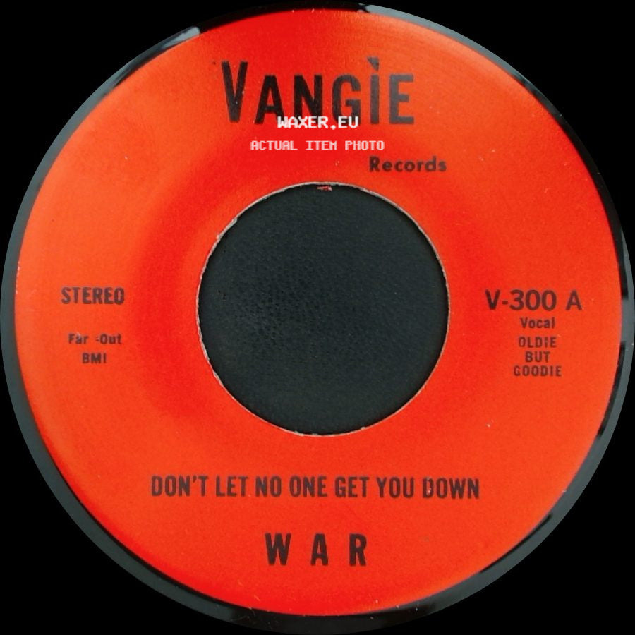 The Hollydood Saxons / War - Every Day's A Holiday / Don't Let No One Get You Down side B