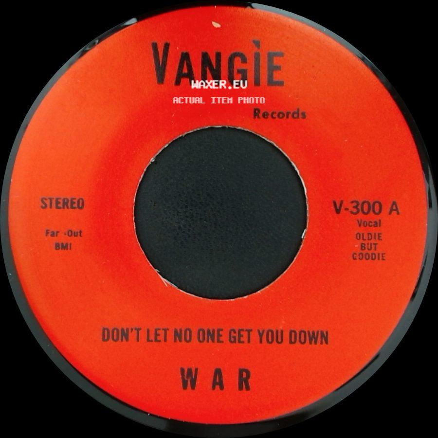 The Hollydood Saxons / War - Every Day's A Holiday / Don't Let No One Get You Down side B