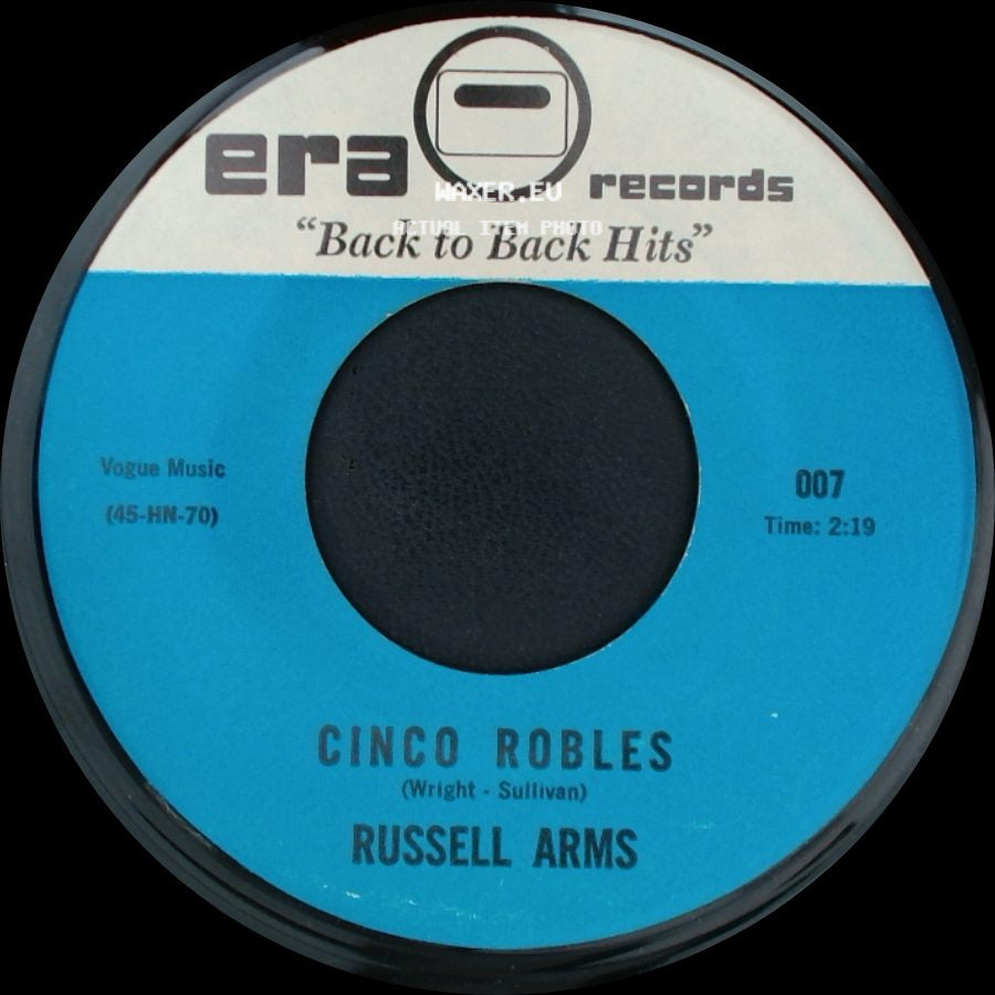 Art & Dotty Todd / Russell Arms - Chanson D'amour / Cinco Robles side B