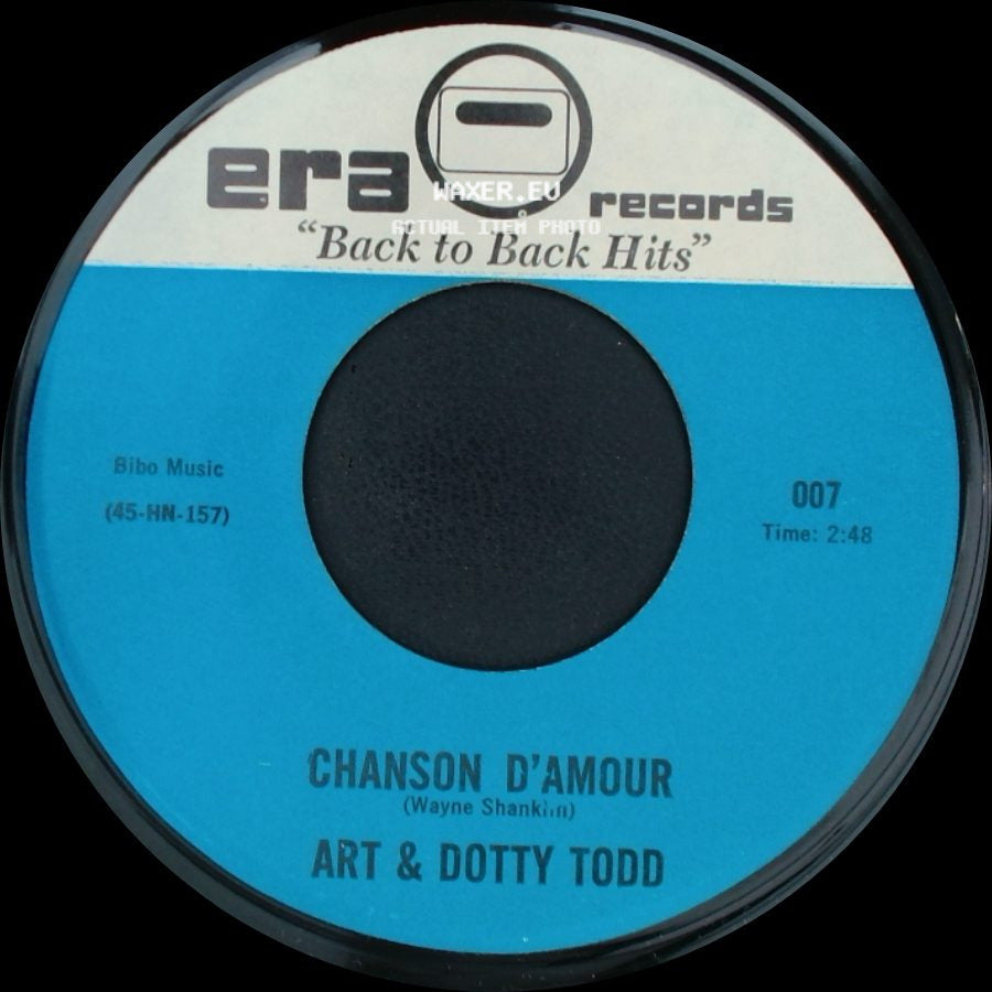 Russell Arms / Art & Dotty Todd - Cinco Robles / Chanson D'amour side B