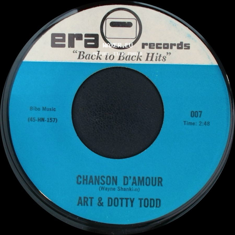 Russell Arms / Art & Dotty Todd - Cinco Robles / Chanson D'amour side B