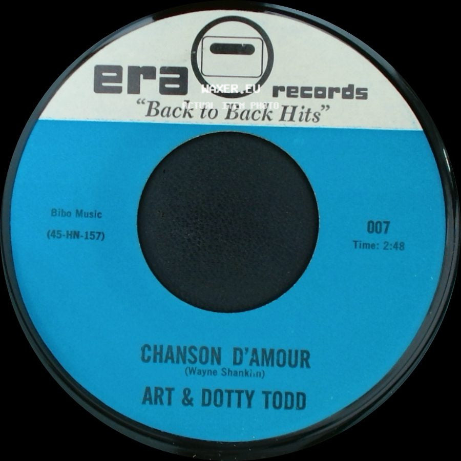 Russell Arms / Art & Dotty Todd - Cinco Robles / Chanson D'amour side B