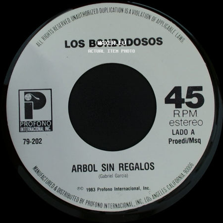Los Bondadosos - Arbol Sin Regalos / Explicacion side A