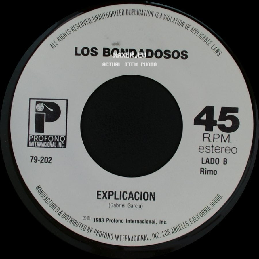 Los Bondadosos - Arbol Sin Regalos / Explicacion side B