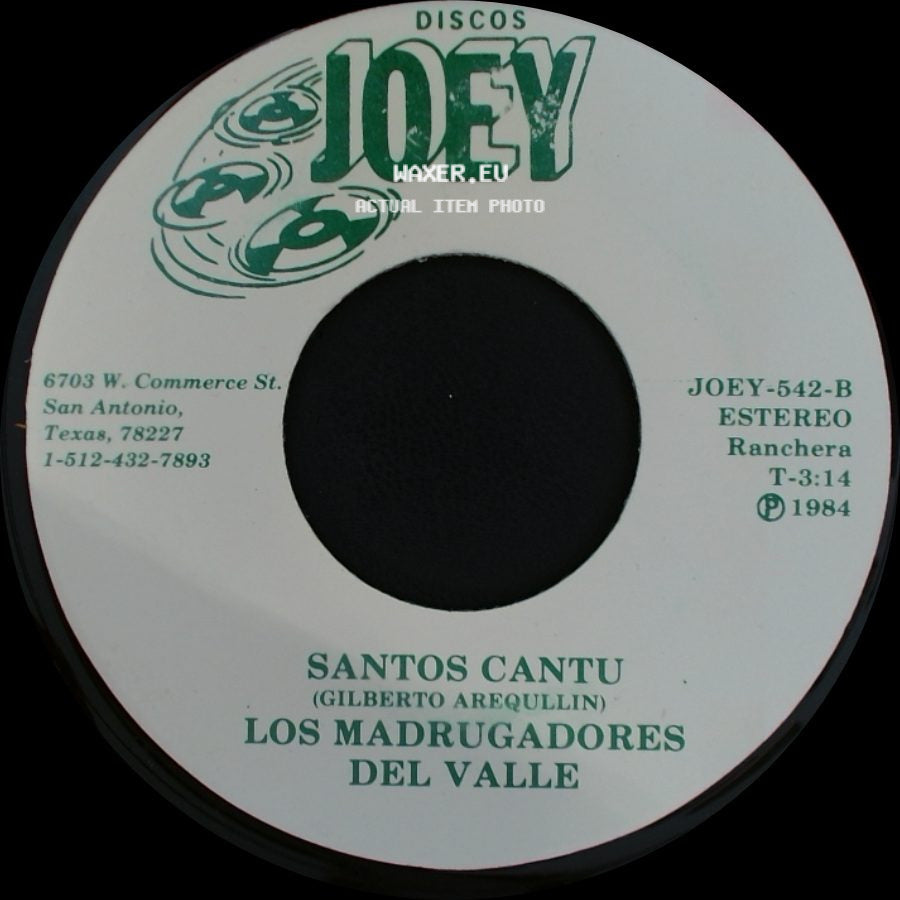 Santos Cantu (Gilberto Arequillin) / Los Madrugadores Del Valle - Los Madrugadores Del Valle / Quien Perdona Esta En El Cielo side A