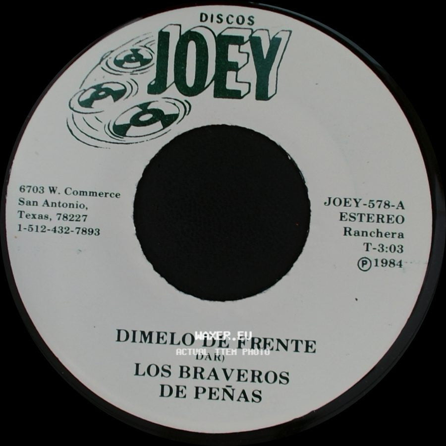 Los Braveros De Peñas - Sueño Interrumpido / Dimelo De Frente side B