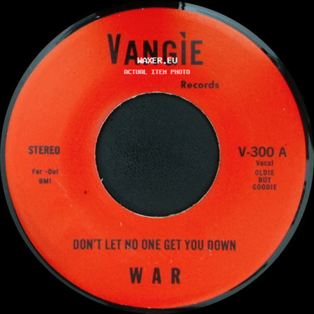 The Hollydood Saxons / War - Every Day's A Holiday / Don't Let No One Get You Down side B