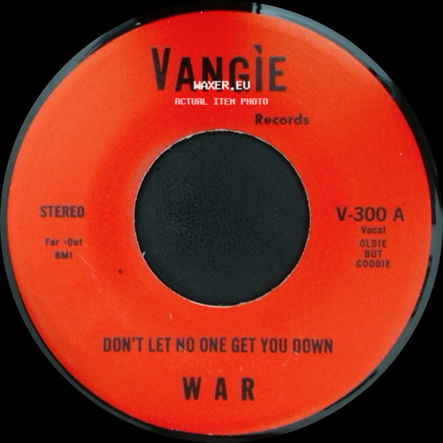 The Hollydood Saxons / War - Every Day's A Holiday / Don't Let No One Get You Down side B
