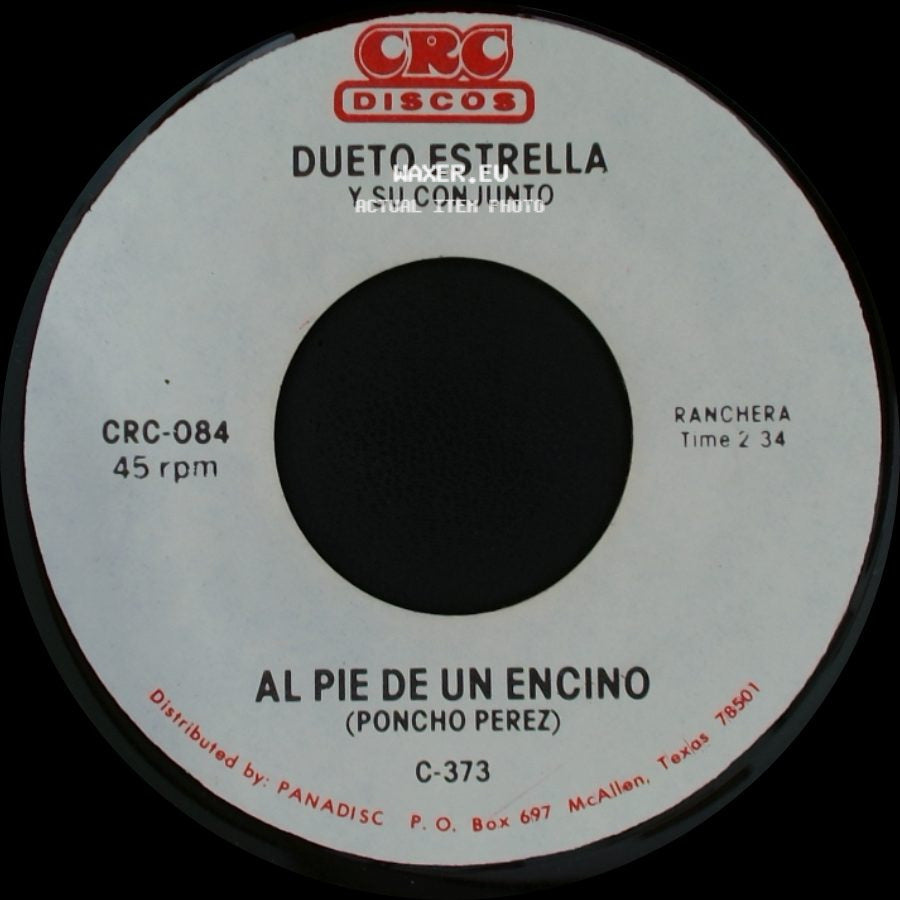 Dueto Estrella Y Su Conjunto - Al Pie De Un Encino / Despojos side A