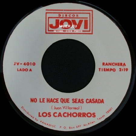 Los Cachorros - No Le Hace Que Seas Casada / Yo Soy side A
