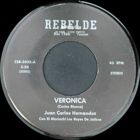 Juan Carlos Hernandez - Que Manera De Perder / Veronica side B