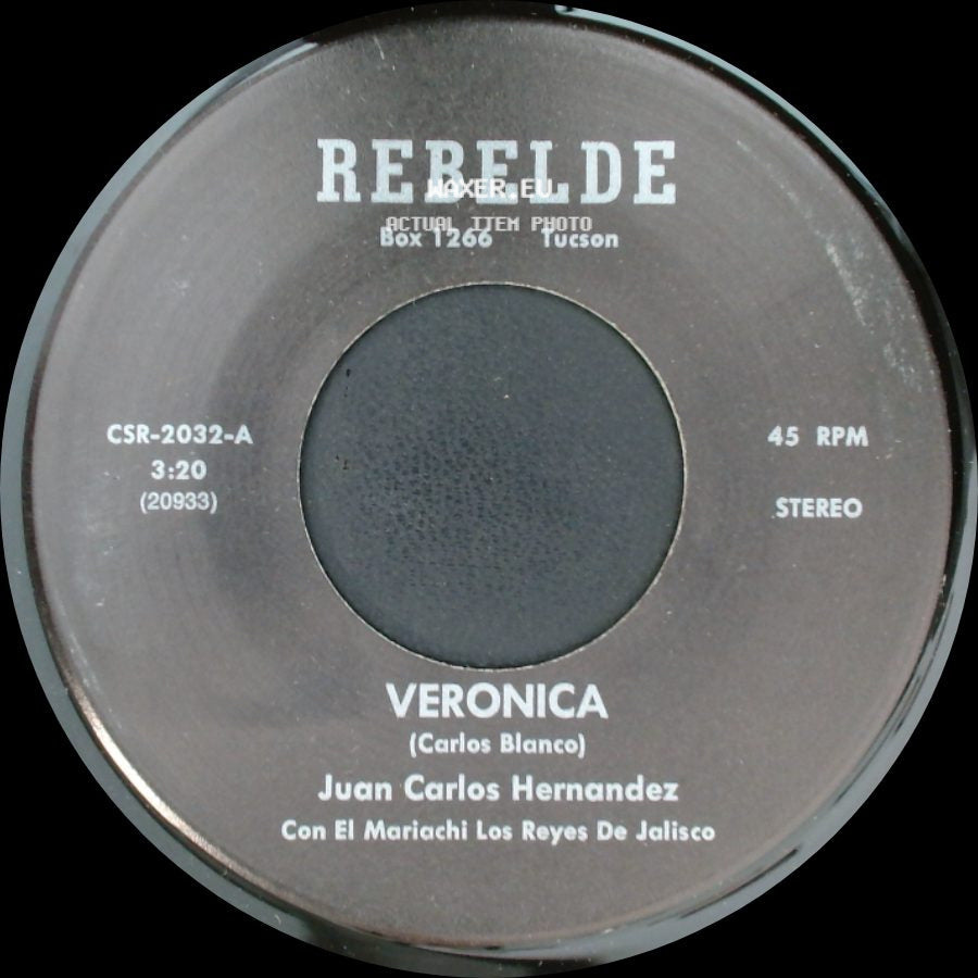 Juan Carlos Hernandez - Veronica / Que Manera De Perder side A