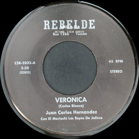 Juan Carlos Hernandez - Que Manera De Perder / Veronica side B