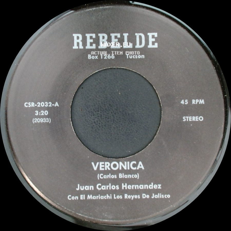 Juan Carlos Hernandez - Que Manera De Perder / Veronica side B