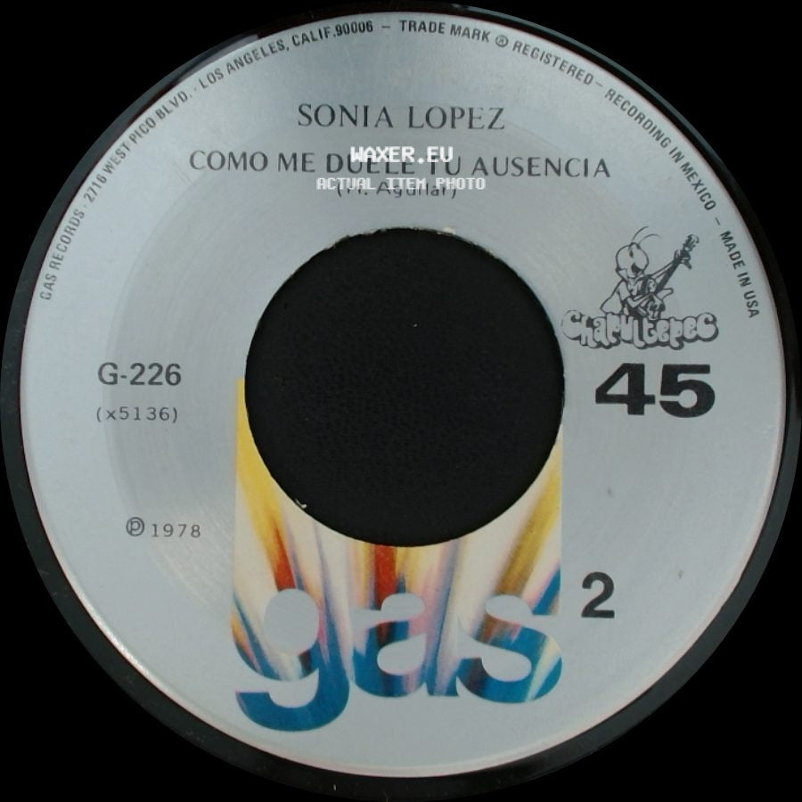 Sonia Lopez - Necesitas Que Este Muerta / Como Me Duele Tu Ausencia side B