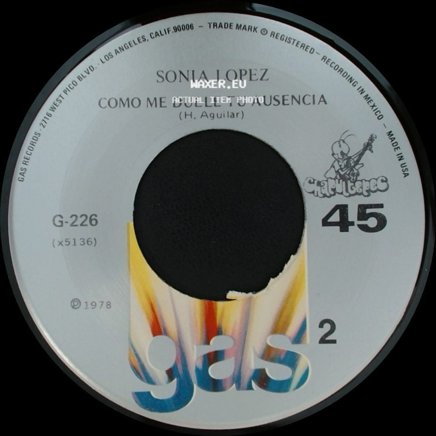 Sonia Lopez - Necesitas Que Este Muerta / Como Me Duele Tu Ausencia side B