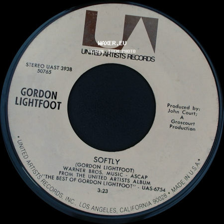 Gordon Lightfoot - If I Could / Softly side B
