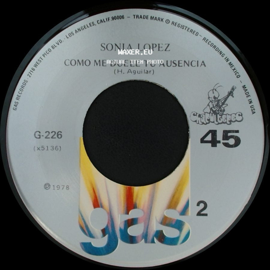 Sonia Lopez - Como Me Duele Tu Ausencia / Como Me Duele Tu Ausencia side A