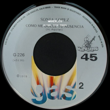 Sonia Lopez - Como Me Duele Tu Ausencia / Como Me Duele Tu Ausencia side B