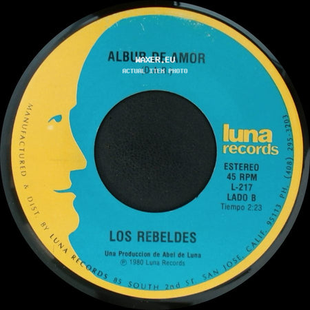 Los Rebeldes - Tu Partida / Albur De Amor (D.A.R.) side B