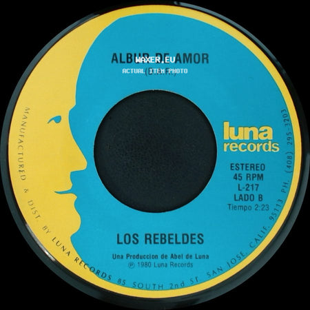 Los Rebeldes - Tu Partida / Albur De Amor (D.A.R.) side B