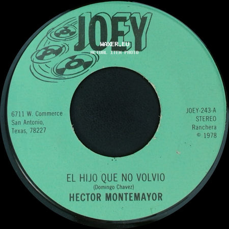 Hector Montemayor - Petrita / El Hijo Que No Volvio side B