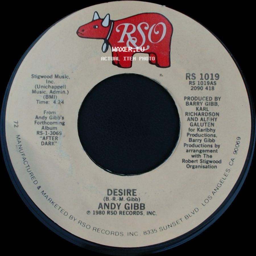 Andy Gibb - Desire / Waiting For You side A
