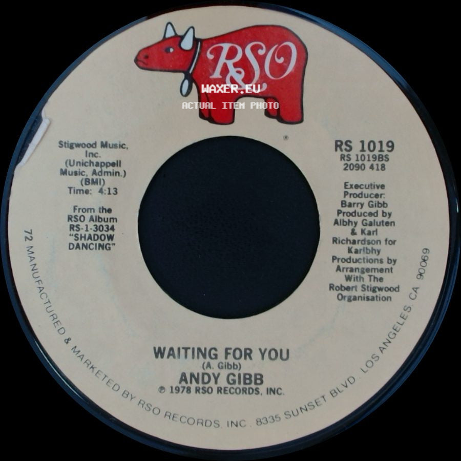 Andy Gibb - Desire / Waiting For You side B
