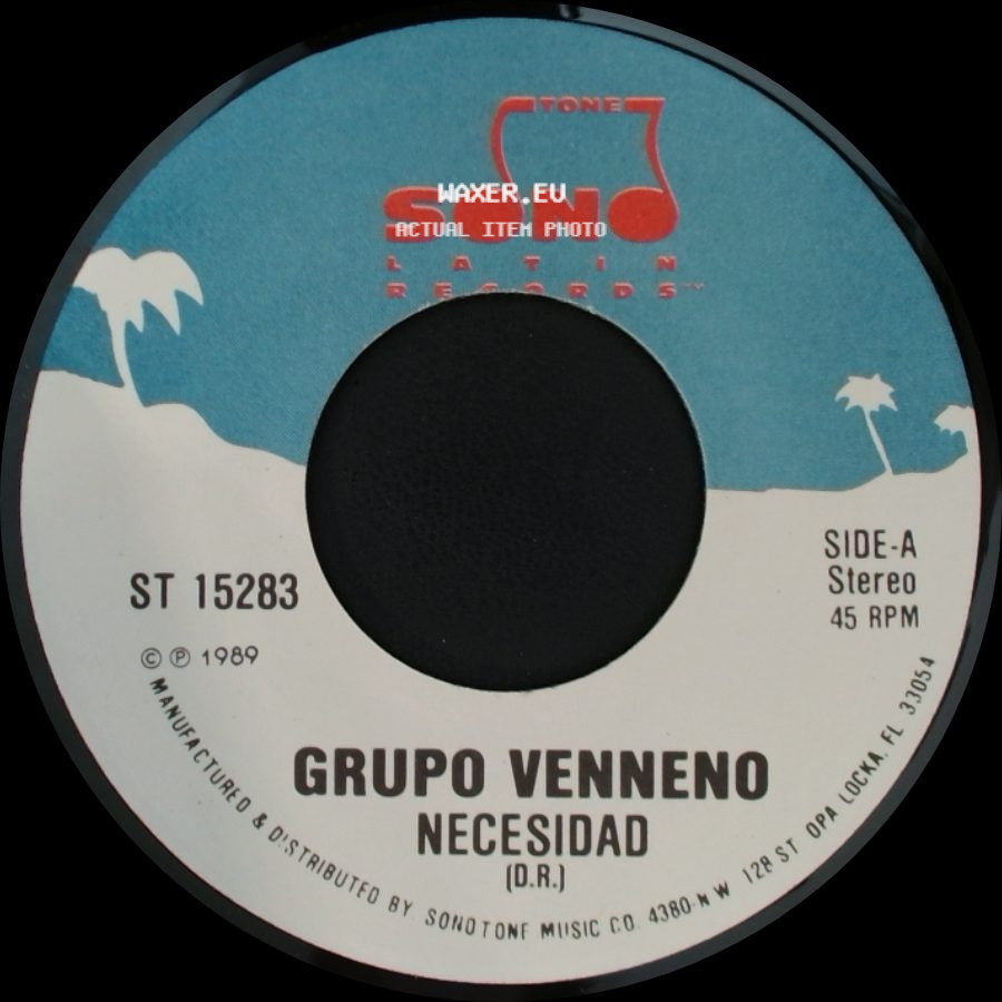 Grupo Venneno - Necesidad / El Viudo side A