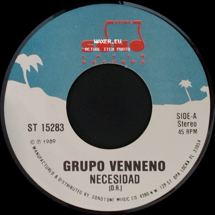 Grupo Venneno - Necesidad / El Viudo side A